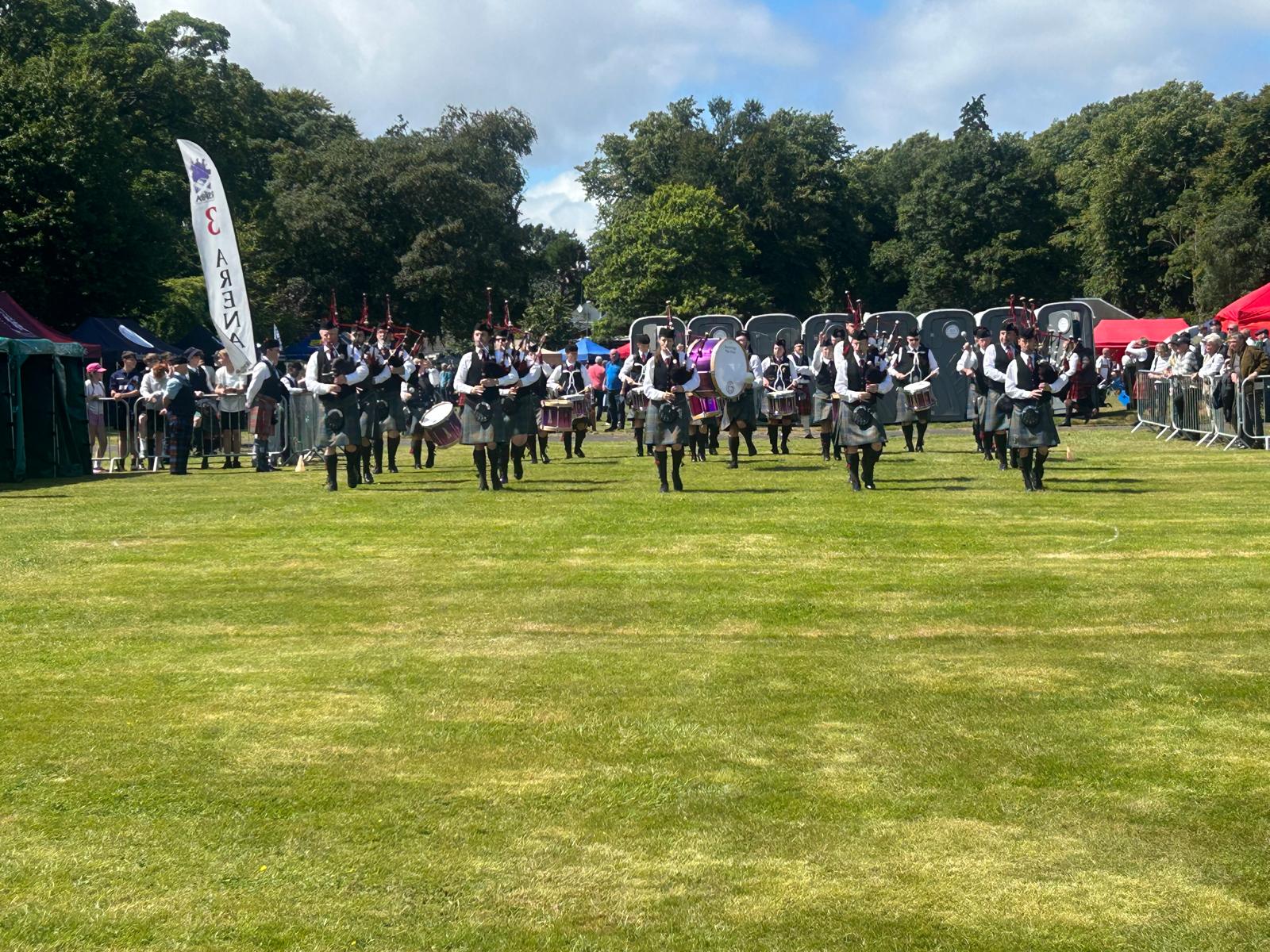 Stockbridge Pipe Band Grade 3B at the Scottish Pipe Band Championships 2026, Dumbarton